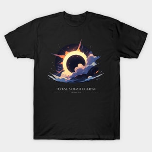 Celestial Total Solar Eclipse, Total Solar Eclipse Astronomy Art T-Shirt